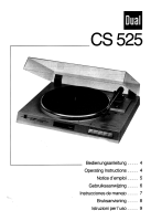 Dual CS-525-Owners-Manual 